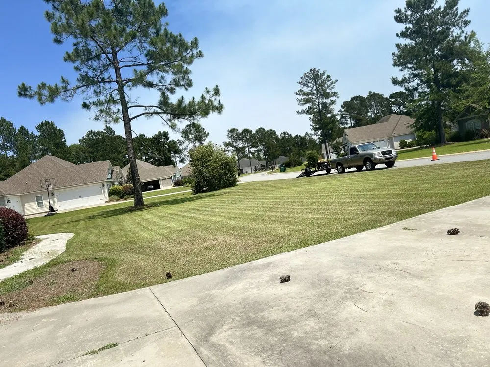 Affordable landscape installation in Valdosta, GA - HP Mowing And Fencing