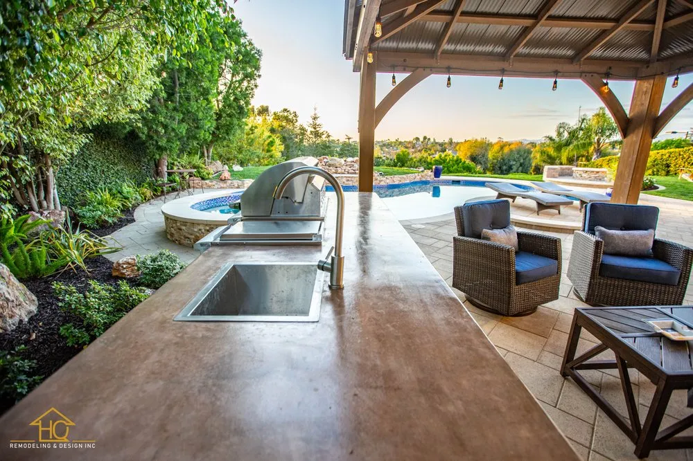 Professional landscape installation in Huntington Beach, CA - HQ Remodeling & Design