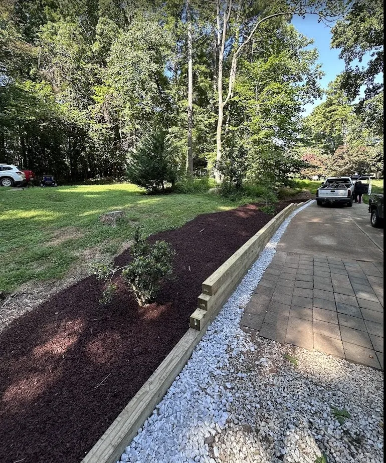 Custom garden landscaping for year-round maintenance across Franklinton, NC - HR Grading