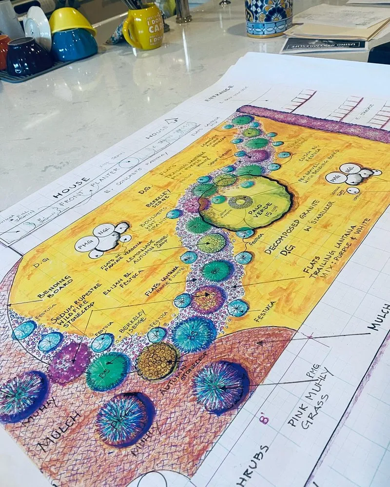 Professional yard maintenance with custom design in Los Angeles, CA by H&R Landscape