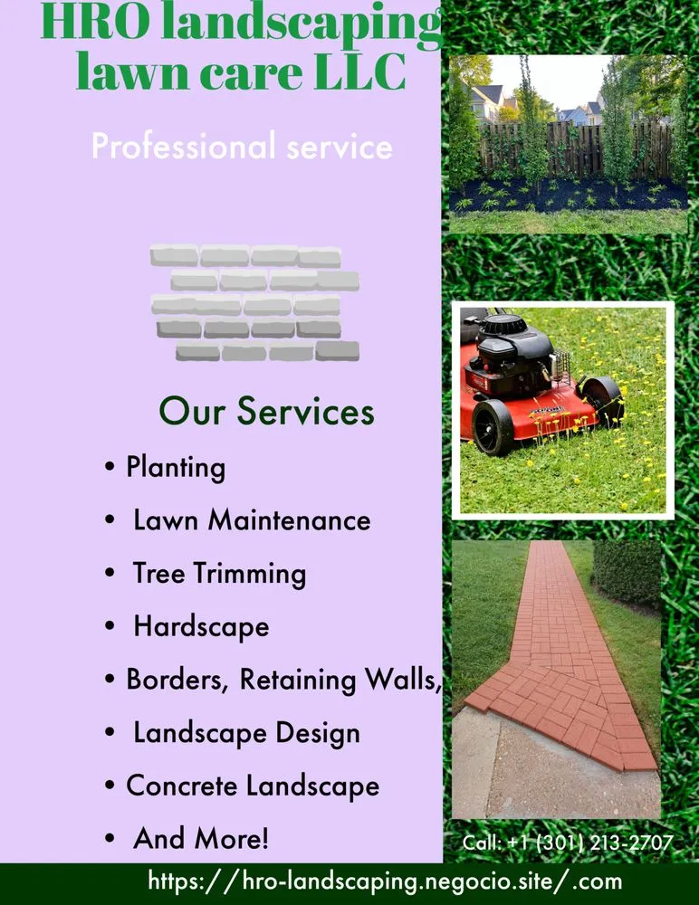 Affordable lawn mowing service in Silver Spring, MD - HRO Landscaping