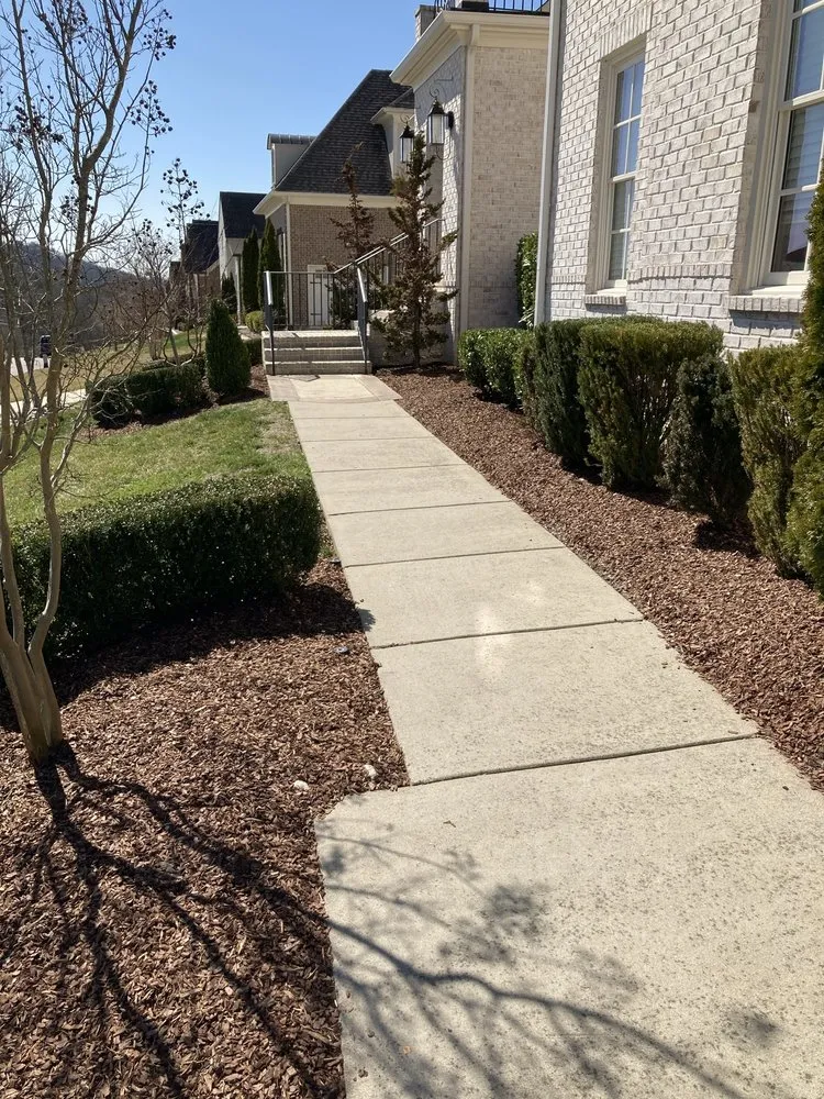 Custom landscape installation for homes across Franklin, TN - HR’s Pressure Washing and Staining