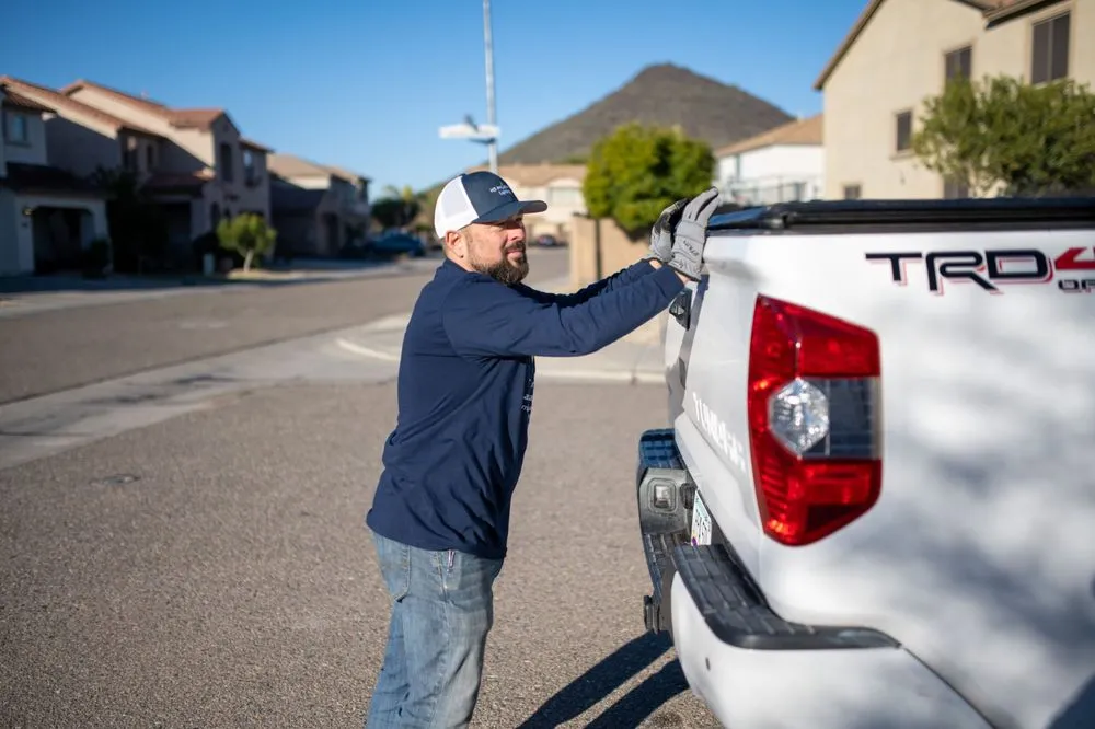 Custom yard cleanup service for residential properties in Peoria, AZ by HS Irrigation and Landscape Lighting