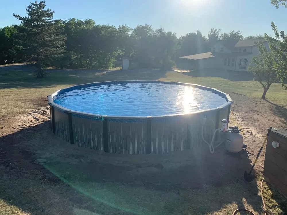 Expert yard cleanup service for year-round maintenance in Oklahoma City, OK by HS Pools and Installation