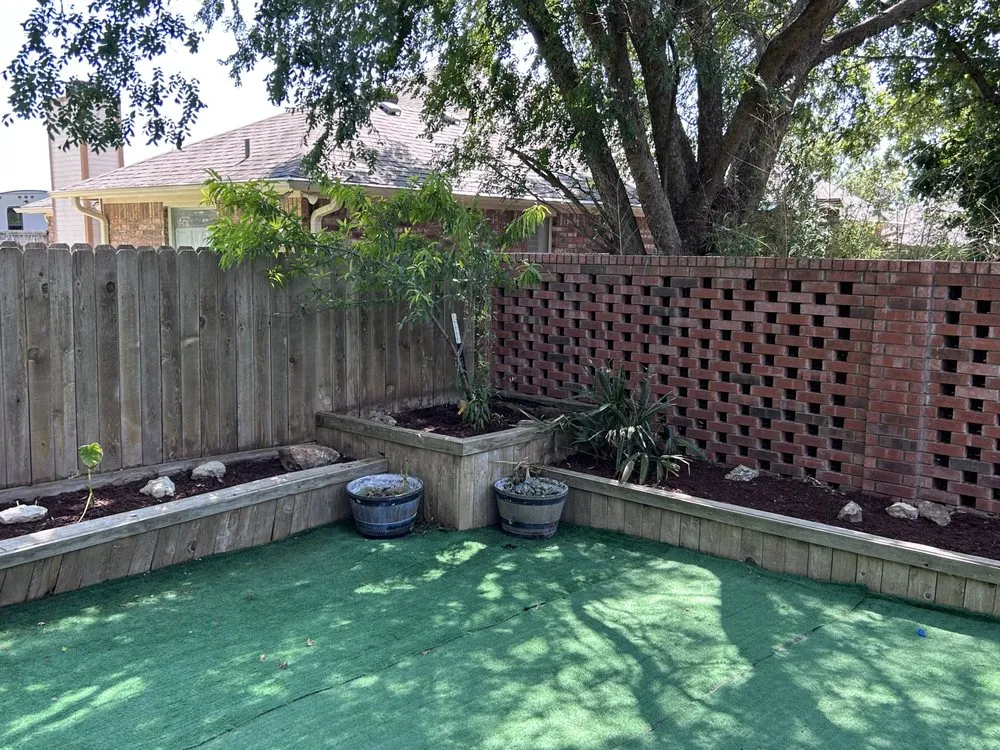 Custom landscape installation in Gatesville, TX by HSH Landscaping