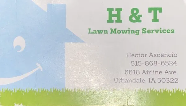 H&T Lawn Mowing Services Logo