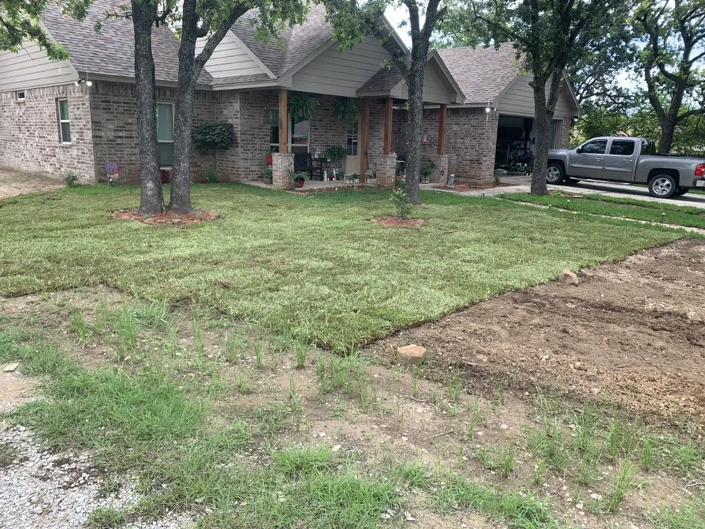 Local residential landscaping for residential properties in Springtown, TX by HTG Irrigation and Sod