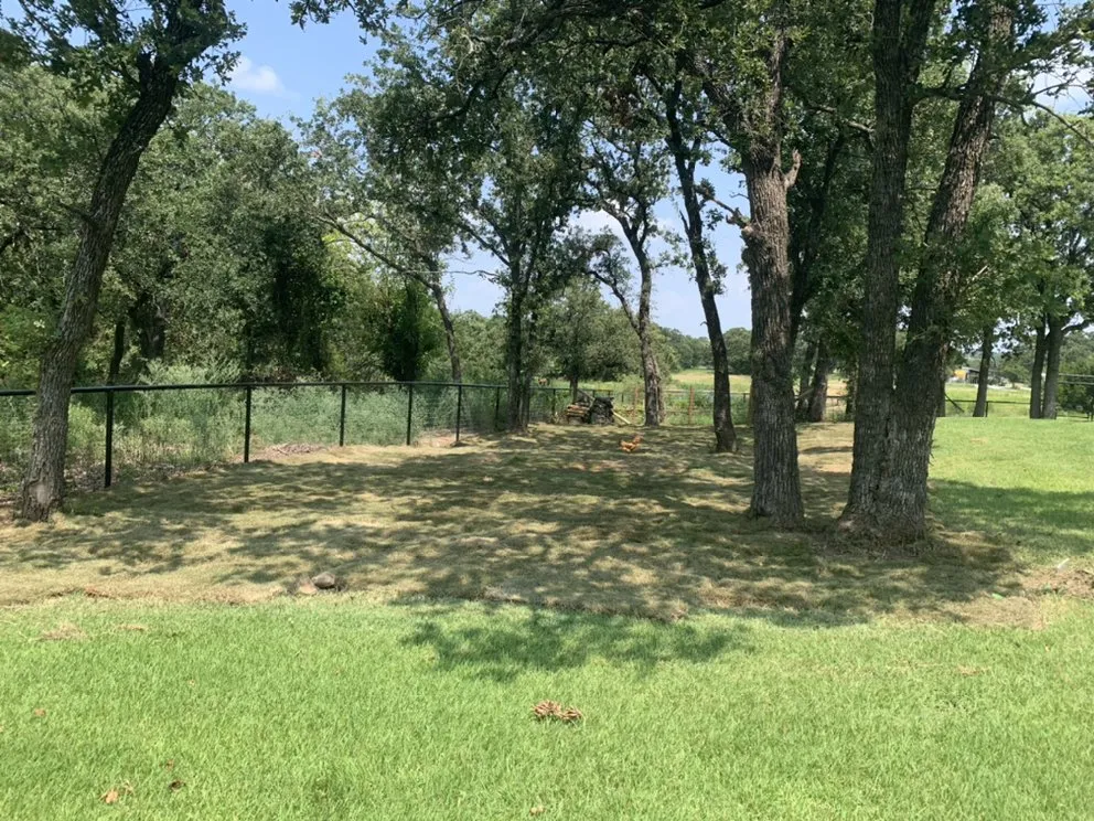 Custom garden landscaping in Springtown, TX by HTG Irrigation and Sod