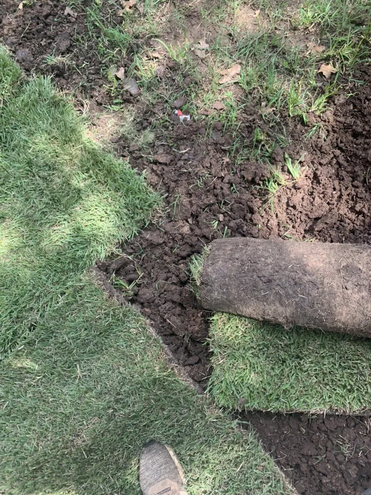 Custom landscape installation in Springtown, TX - HTG Irrigation and Sod