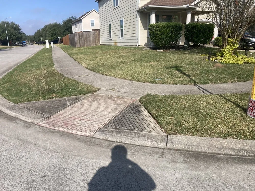 Local landscape installation in Spring, TX by HTX Lawn & Pressure Wash