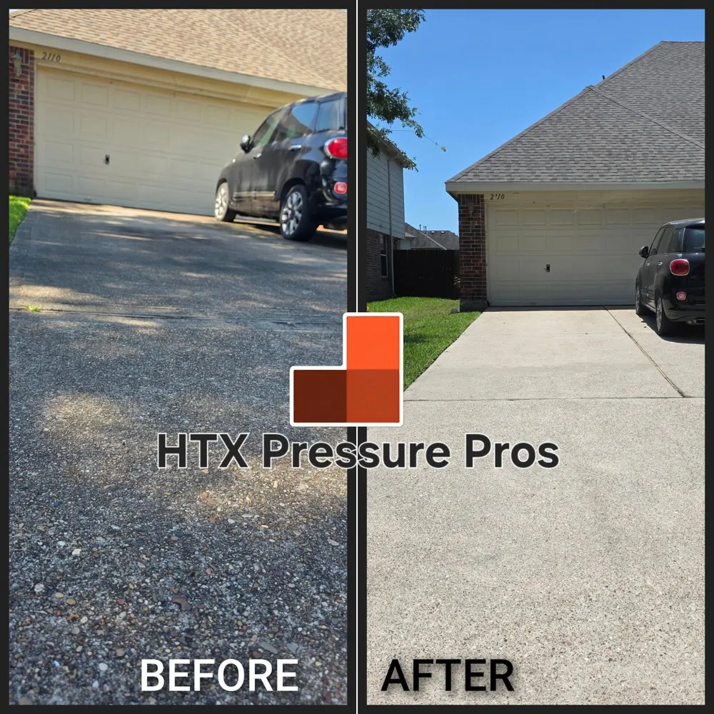 Professional yard maintenance with custom design in Pasadena, TX by Htx Pressure Pros