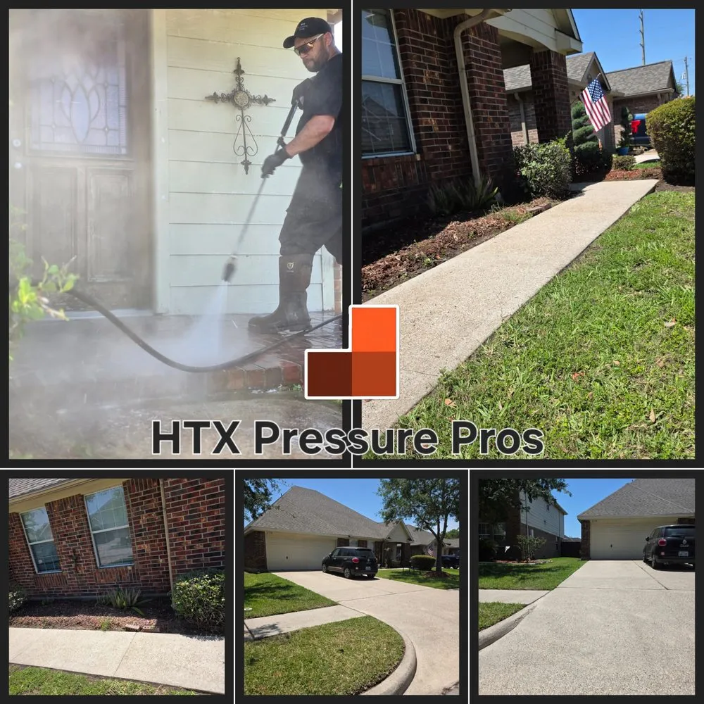 Trusted lawn mowing service with custom design in Pasadena, TX by Htx Pressure Pros