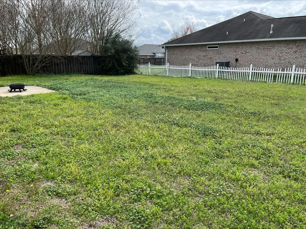 Local landscape installation in Crestview, FL by Hub City Lawn