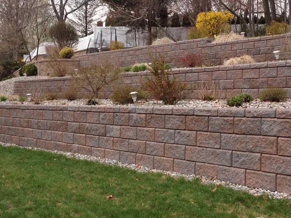 Custom lawn mowing service with custom design in Wayne, NJ by Hubinger Landscaping