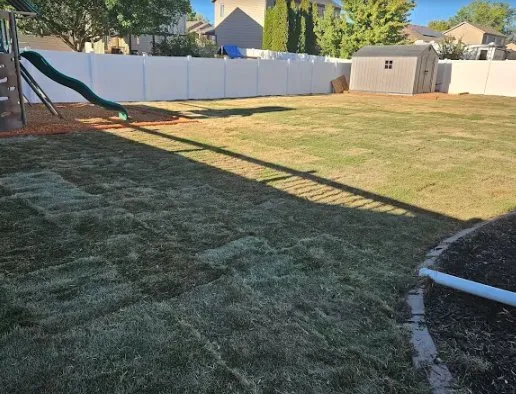 Professional outdoor landscaping in Clinton, UT by Huckleberry Landscaping