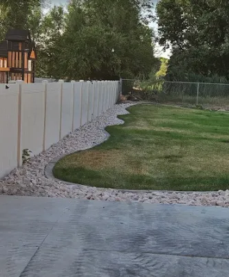 Custom residential landscaping in Clinton, UT by Huckleberry Landscaping
