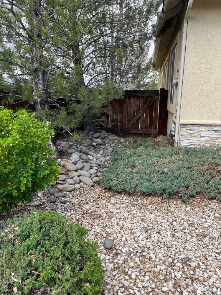 Professional outdoor landscaping with custom design in Carson City, NV by Hudson Bells Paint & Landscape