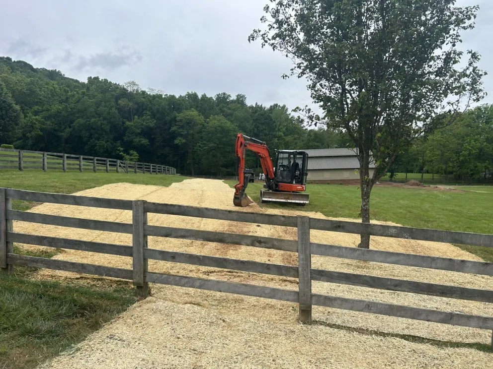 Trusted residential landscaping for residential properties in Heiskell, TN by Hudson Excavating