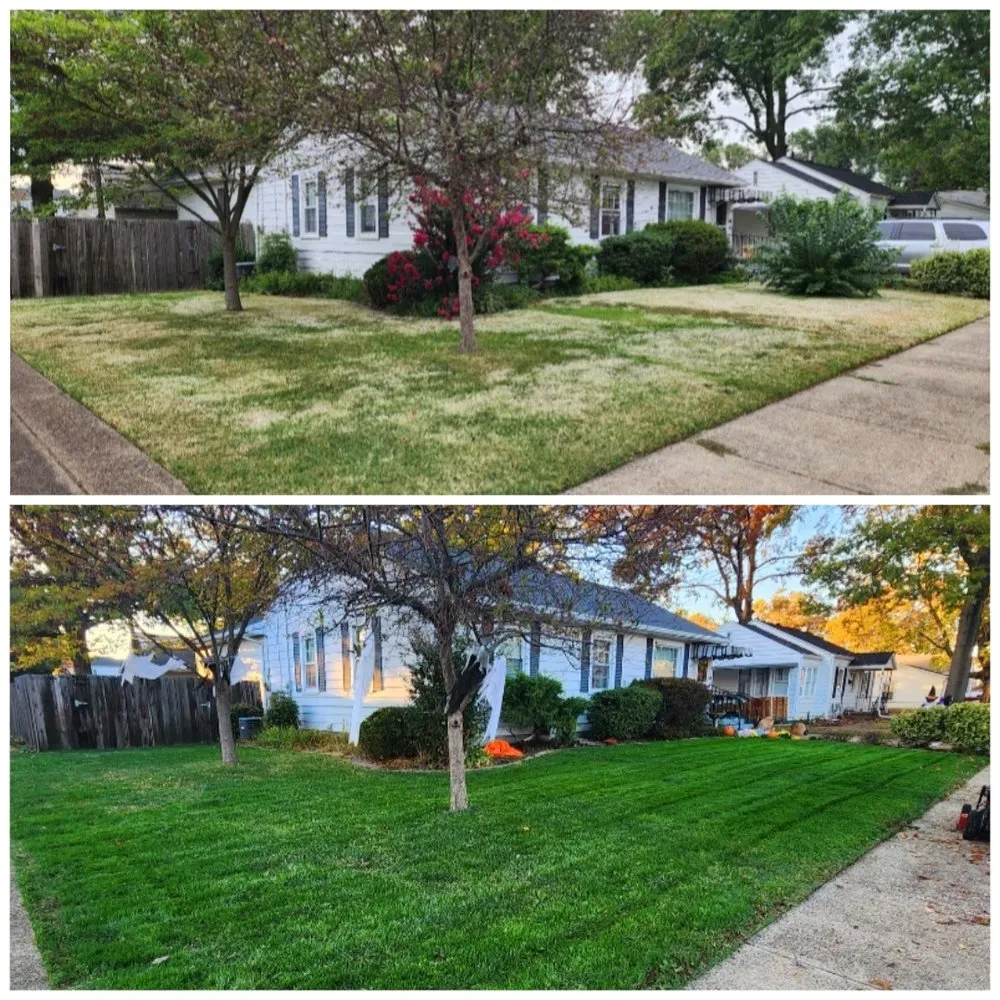 Custom landscape design in Evansville, IN by Hudson Family Lawn Care