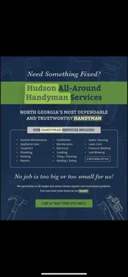 Hudson Handyman Logo