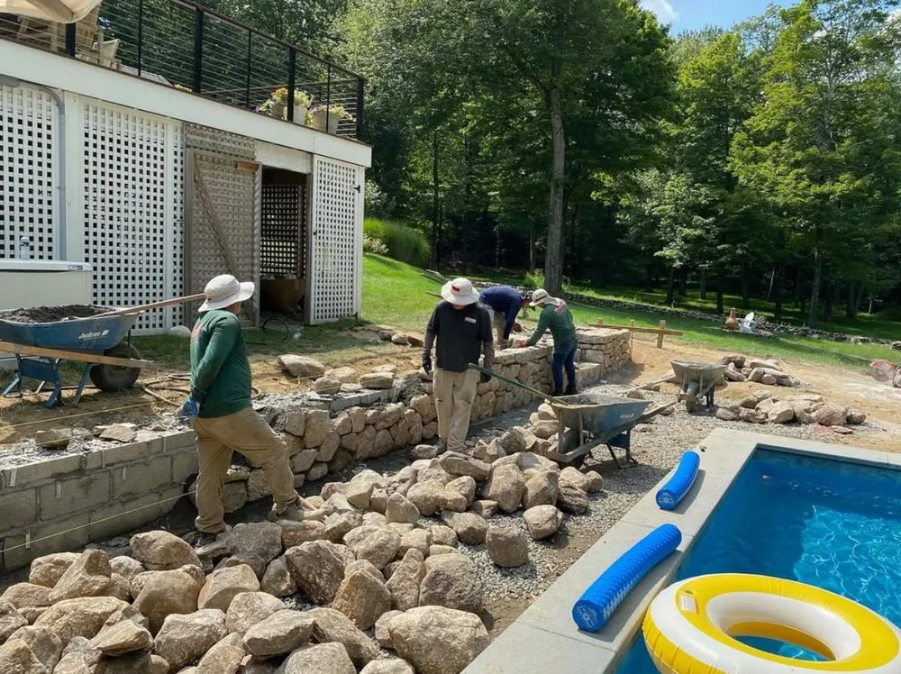 Reliable lawn care service in Pound Ridge, NY by Hudson Landscape Contractors & Tree Care Specialists, Inc.