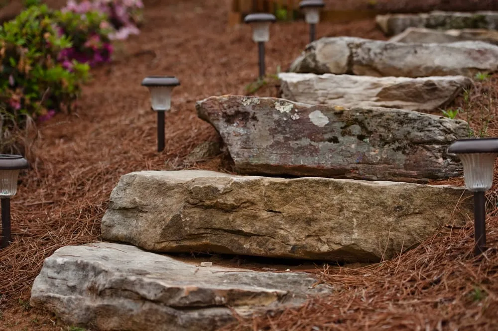 Custom yard cleanup service for homes in Canton, GA by Hudson Landscape Services LLC