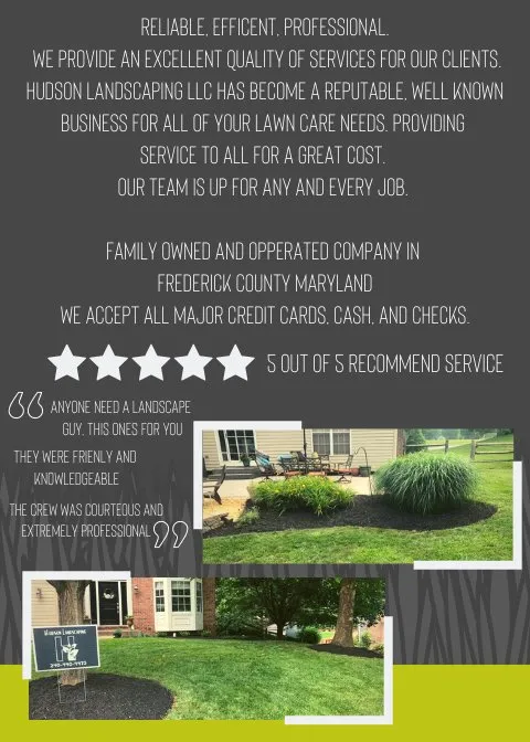 Expert lawn mowing service in New Market, MD by Hudson Landscaping