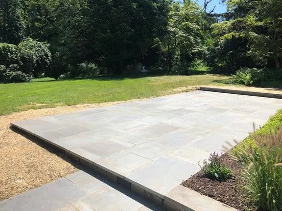 Custom landscape installation in Beacon, NY by Hudson Valley Landscaping & Drainage