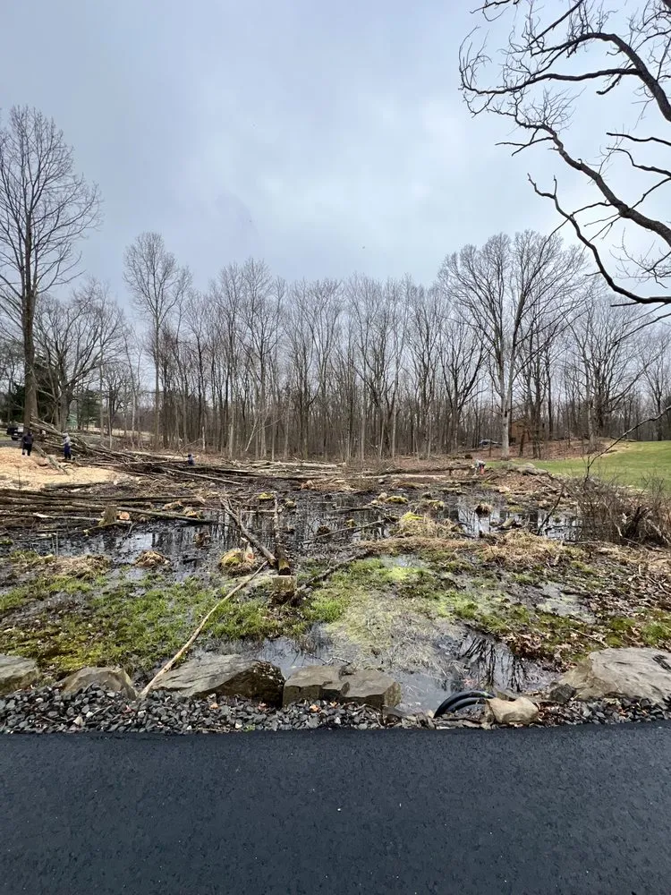 Custom outdoor landscaping in Middletown, NY by Hudson Valley Tree Removal
