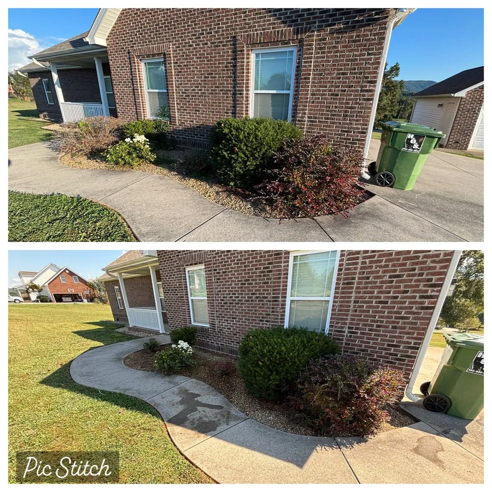 Custom landscaping services for beautiful yards in Maryville, TN by Hudson’s Hardscapes and Washing