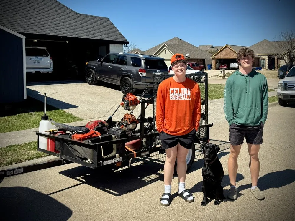 Trusted landscape installation in Celina, TX by Hudson’s Lawns