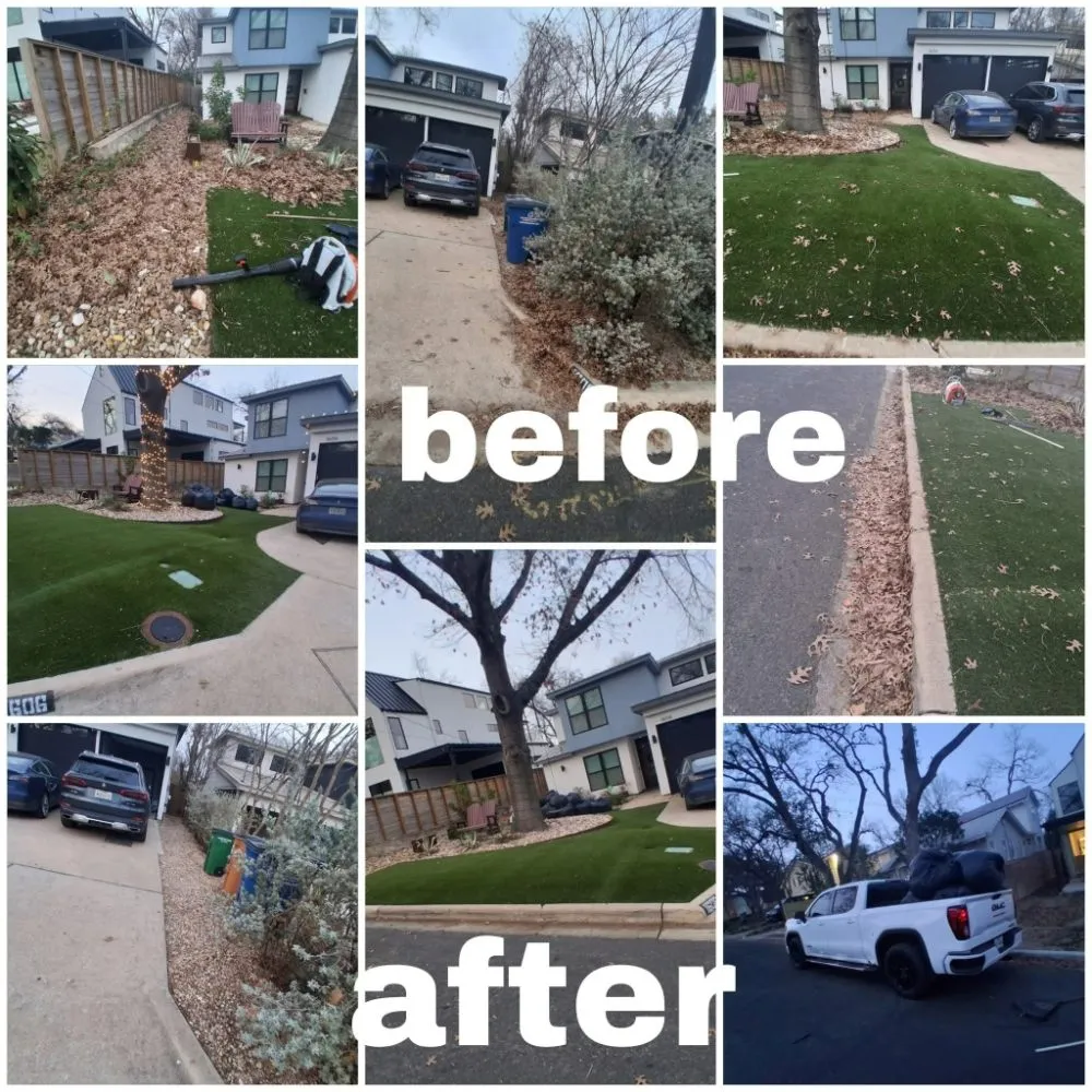 Professional garden landscaping in Austin, TX by Huerja Aviles Services