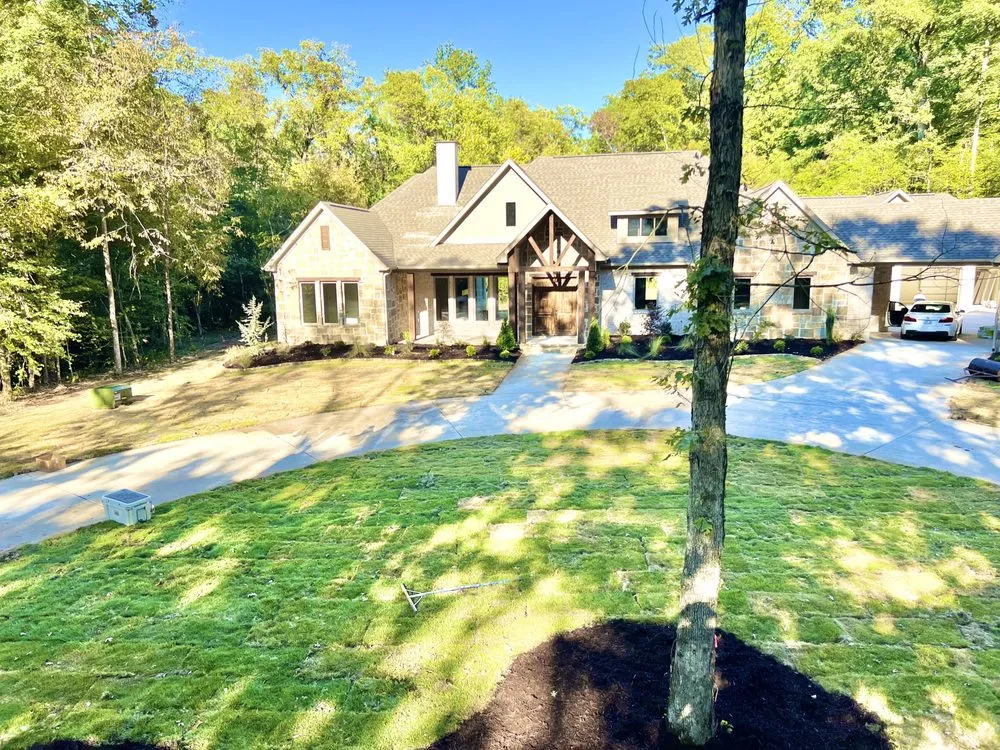 Professional landscape installation in Little Rock, AR by Huerta Landscaping