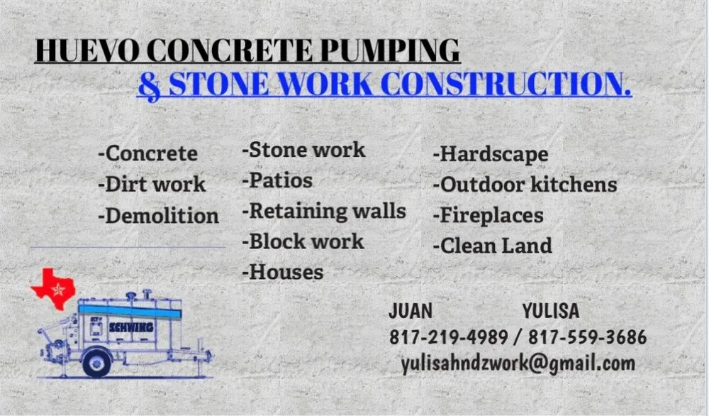 Trusted yard cleanup service in Granbury, TX by Huevo Concrete Pumping & StoneWork Construction