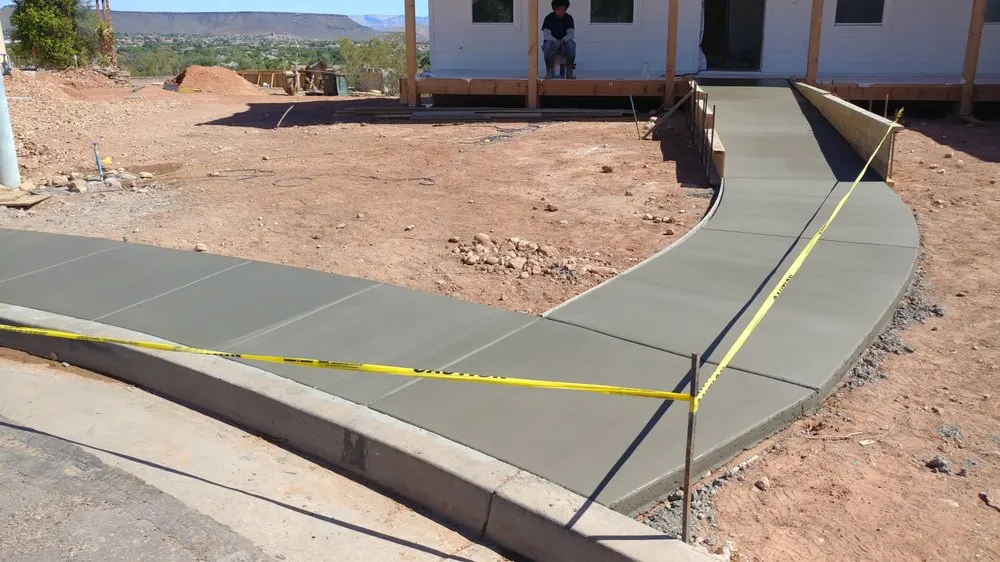 Professional lawn care service for beautiful yards in St George, UT by Huff Concrete