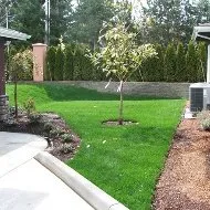 Professional landscape installation in Rochester, WA by Huff Landscaping