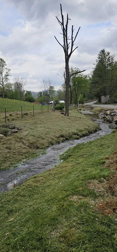 Affordable outdoor landscaping in Barnardsville, NC by Huff N Puff Lawn Care