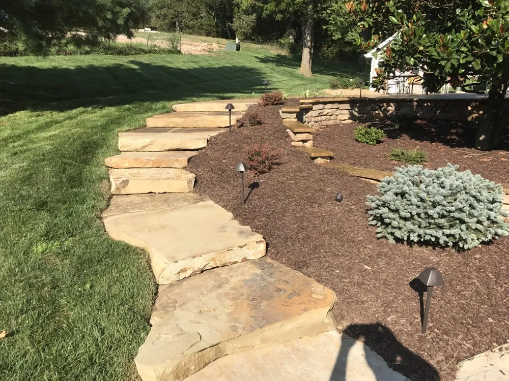 Custom yard cleanup service for homes in Saint James, MO by Huffman Lawn & Landscaping
