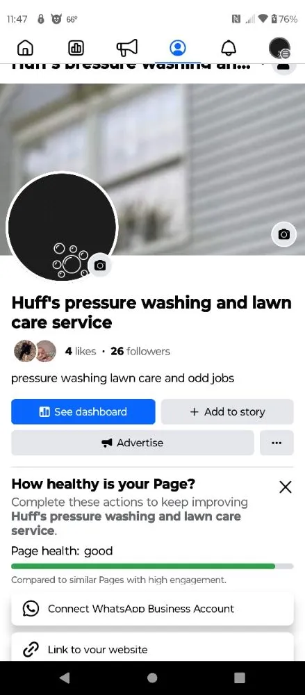 Affordable outdoor landscaping in Branson, MO by Huff's Pressure Washing and Lawn Care Service