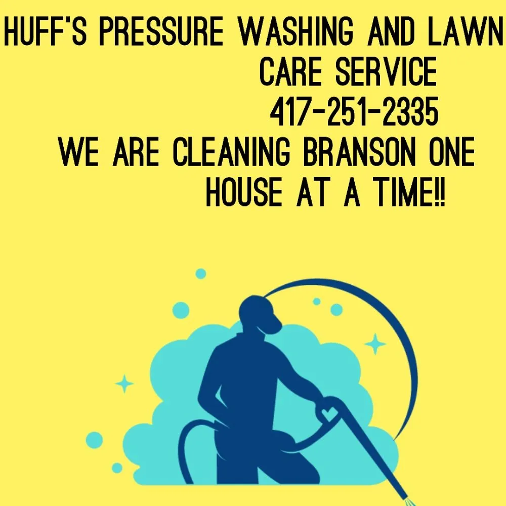 Custom landscape installation for beautiful yards in Branson, MO by Huff's Pressure Washing and Lawn Care Service
