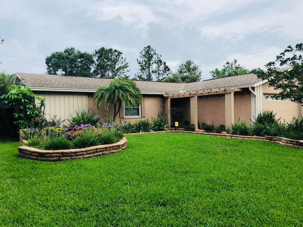 Custom residential landscaping in Tampa, FL by Hughes Exterminators