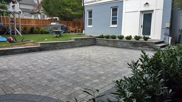 Professional garden landscaping with custom design in Poolesville, MD by Hughes Landscaping