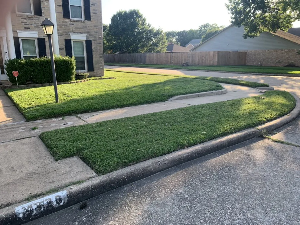 Professional landscape design in South Houston, TX by Hugh’s Lawn Services