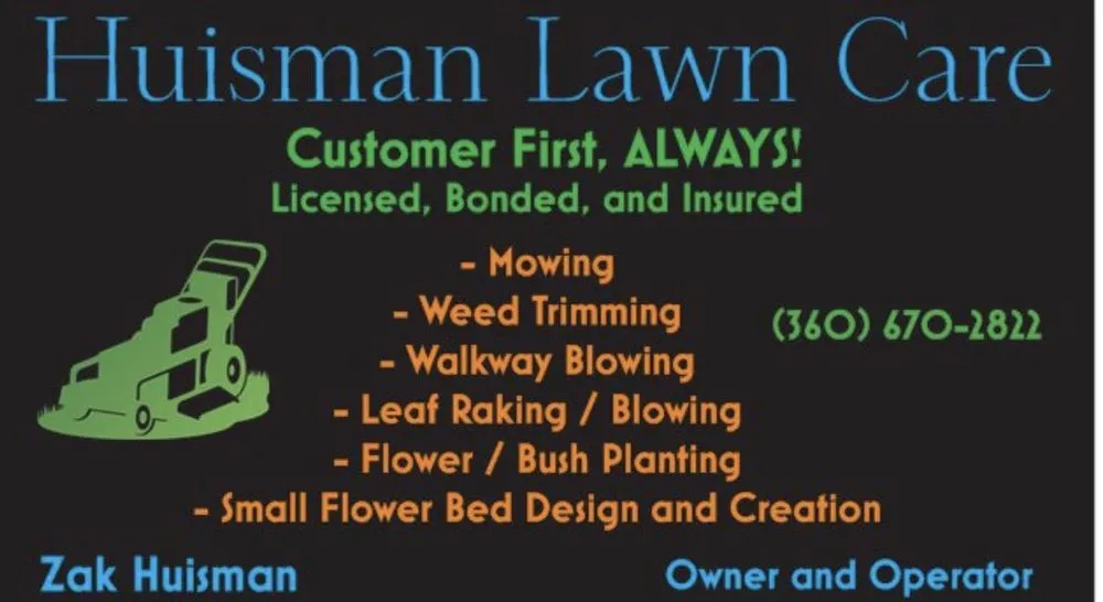 Reliable yard cleanup service for beautiful yards in Silverdale, WA by Huisman Lawn Care