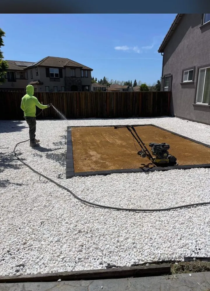 Professional landscape installation with custom design across Fairfield, CA - Humberto's Landscaping Service