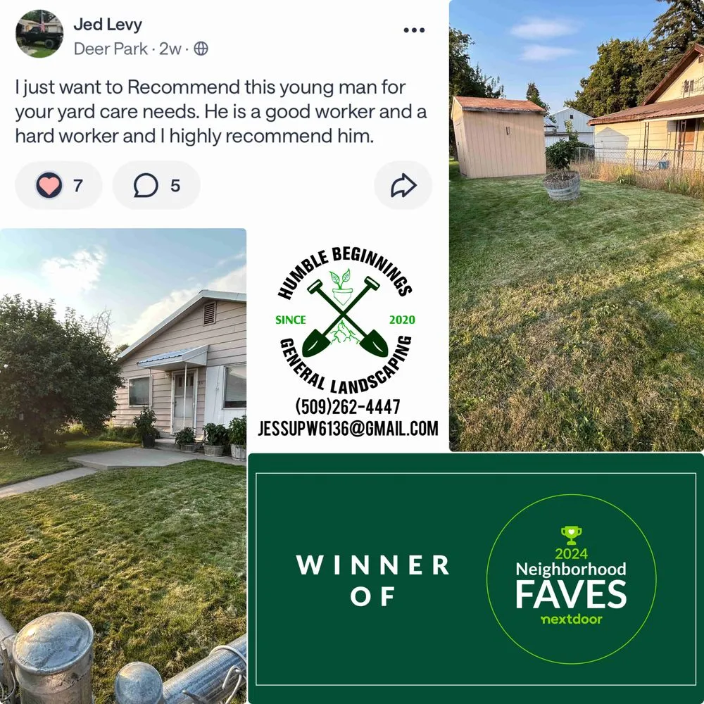 Affordable yard cleanup service for homes across Deer Park, WA - Humble Beginnings General Landscaping