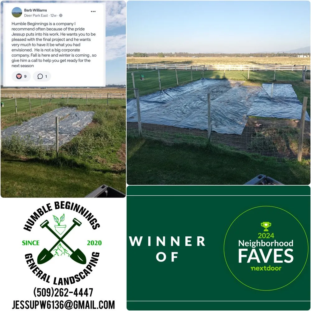 Top-rated landscape design for residential properties across Deer Park, WA - Humble Beginnings General Landscaping