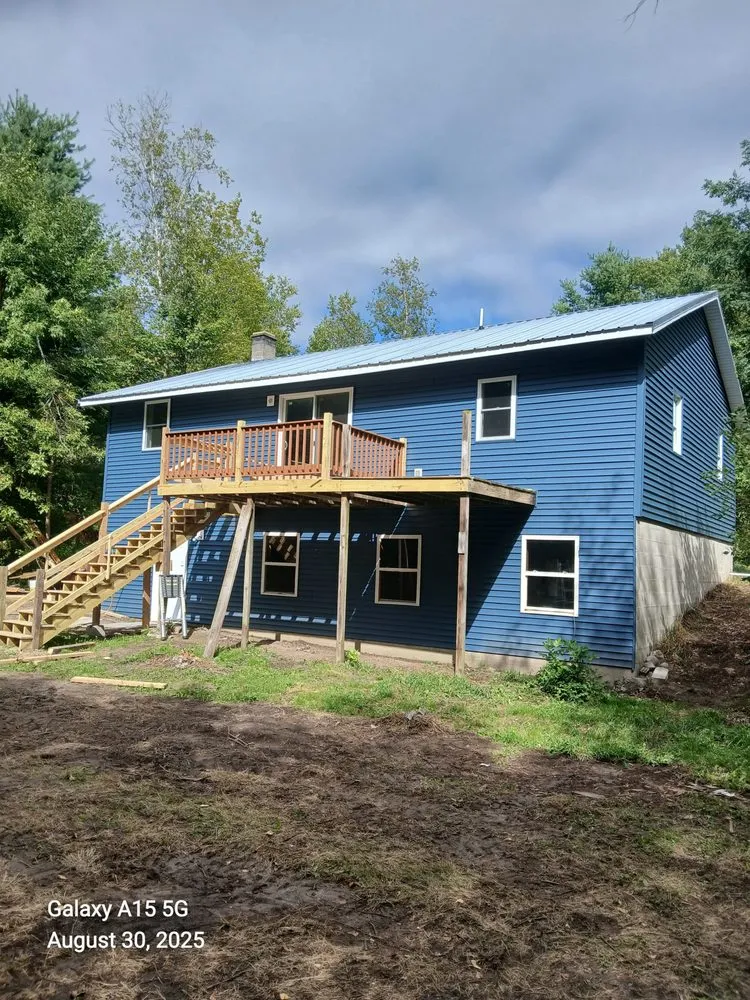 Custom landscape design with custom design in Altona, NY by Humble Homes