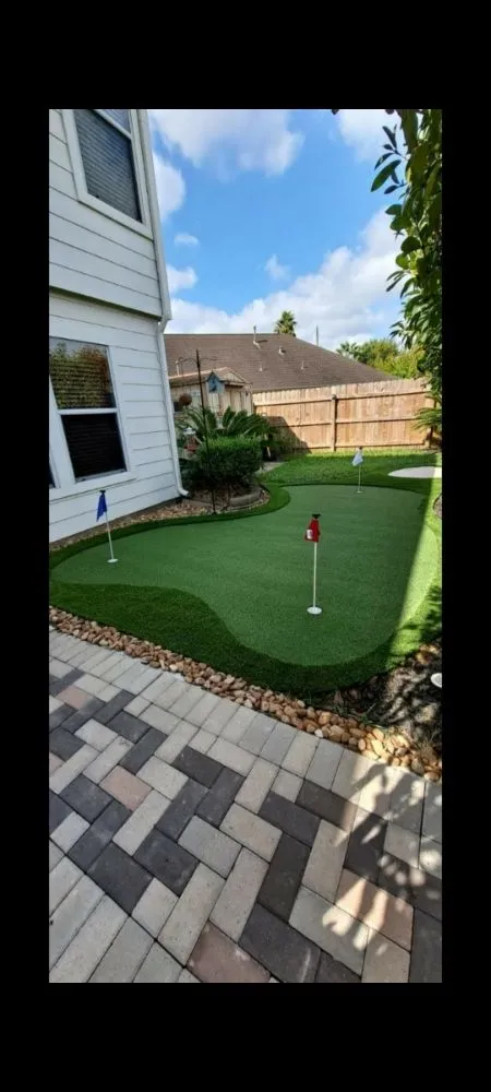 Local yard cleanup service with custom design in Humble, TX by Humble Landscaping Services