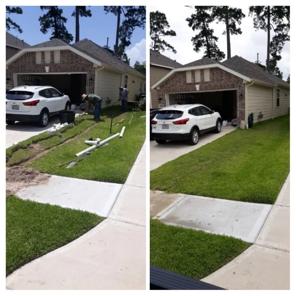 Professional yard cleanup service for year-round maintenance in Humble, TX by Humble Landscaping Services